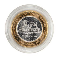 .999 Silver MGM Grand Las Vegas $10 Casino Limited Edition Gaming Token