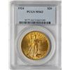 Image 1 : 1924 $20 St. Gaudens Double Eagle Gold Coin PCGS MS63