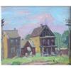 Image 1 : DRAKE, Dewitt, 1884-1979.  "Three Houses".  Huile