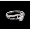 Image 1 : 1.22 ctw Diamond Ring - 14KT White Gold