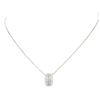 Image 1 : 0.50 ctw Diamond Pendant with Chain - 14KT and 18KT White Gold