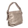 Image 2 : Coach Metallic Silver Pebbled Leather Shoulder Handbag