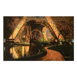 Twilight At The Eiffel Tower by Behrens (1933-2014)