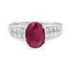 Image 2 : 2.64 ctw Ruby and Diamond Ring - 14KT White Gold