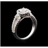 Image 4 : 1.04 ctw Diamond Ring - 14KT White Gold