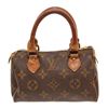 Image 1 : Louis Vuitton Monogram Canvas Leather Mini Speedy Bag