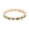 Image 1 : 0.35 ctw Tsavorite Ring - 14KT Rose Gold