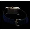 Image 3 : Bvlgari 18KT White Gold Diamond Rettangolo Ladies Watch
