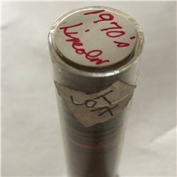 Roll of 52 Total Assorted Grades and Mints 1970s Lincoln Pennies