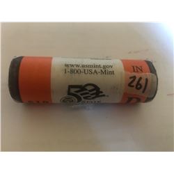 10 Dollar Bank Special Mint Roll State Quarters INDIANA D