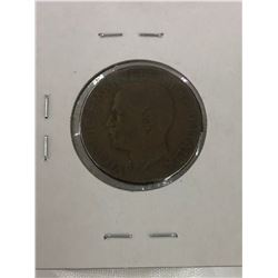 Rare 1922 WWI Italy C 10 Nice Early War Coin