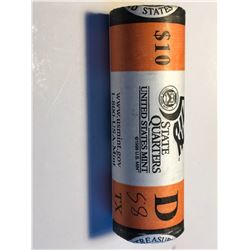 10 Dollar US Bank Mint Roll State Quarters TEXAS D