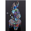 Image 4 : Hopi Sterling Crow Dancer Micro Inlay Kachina