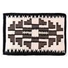 Image 1 : Navajo Two Grey Hills Wool Rug - Crownpoint c.1950