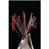 Image 9 : Sioux Beaded Model Tipi with Frame 19th Century