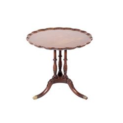 Early Imperial Mahogany Pie Crust Wine Table
