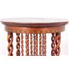 Image 5 : 1800's Scrolled Quarter Sawn Oak & Abalone Table