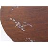 Image 7 : 1800's Scrolled Quarter Sawn Oak & Abalone Table