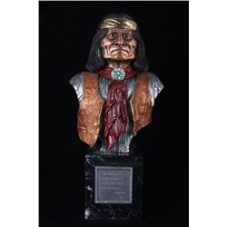  Geronimo  Chilmark Sculpture by S. Lockbower