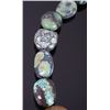 Image 5 : Large Polished Turquoise Necklace