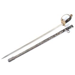 WWI German Army Officers Eickhorn Ceremonial Sword