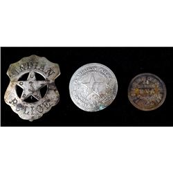 Indian & Plantation Spurious Police Badges & Coin