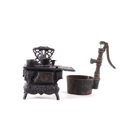 Mid 1900s Crescent Salesman Cast Iron Stove Sample