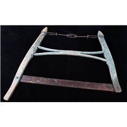 Early 19th Century Wood Framed Buck Bow Saw