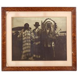 Original Harmon Percy Marble Framed Photograph