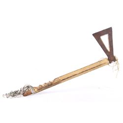 Plains Indian Style Parfleche War Axe Tomahawk