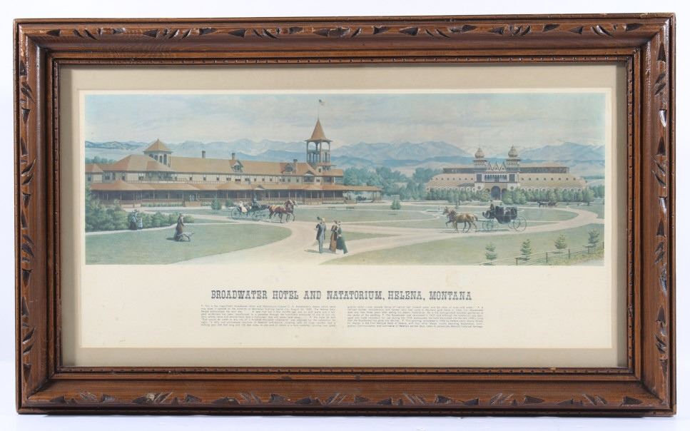 Broadwater Hotel Helena, MT Framed Print c 1965