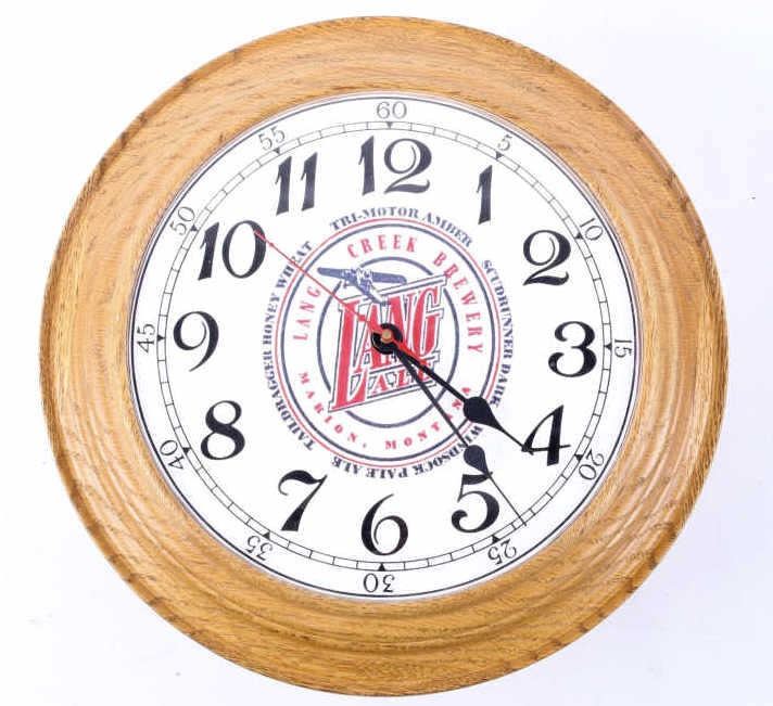 Lang Creek Brewery, Marion, Montana Clock
