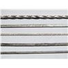 Image 2 : 5-STERLING BRACELETS W/ DIFFERENT DESIGNS