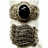 Image 2 : 2-STERLING MARCASITE RINGS