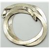 Image 1 : HERRING BONE STERLING SILVER NECKLACE