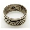 Image 2 : SIZE 8 1/2 MEXICO STERLING RING