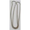 Image 2 : STERLING SILVER ROPE CHAIN