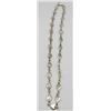 Image 2 : 18" HEART DESIGN STERLING NECKLACE