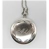 Image 1 : STERLING LOCKET NECKLACE "24TH" ENGRAVED