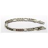 Image 2 : STERLING MENS BRACELET WITH LINK DESIGN