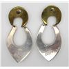 Image 2 : LARGE ANTIQUE MEXICO STELRING DANGLY EARRINGS