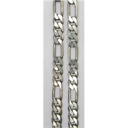 MENS STELRING NECKLACE/CHAIN WITH LINK DESIGN