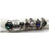 Image 1 : 7-STERLING RINGS WITH GEMSTONE ACCENTS