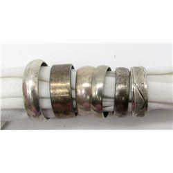 ANTIQUE STERLING MENS RINGS
