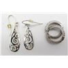 Image 1 : 2-PAIRS OF GORGEOUS STERLING EARRINGS