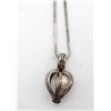 Image 1 : ANTIQUE STERLING PENDANT WITH PEARL NECKLACE