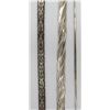 Image 1 : 3-ANTIQUE STERLING BRACELETS DIFF DESIGNS