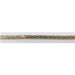 LONG GOLD TONED STERLING NECKLACE