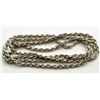 Image 1 : STERLING NECKLACE/CHAIN MARKED "ISC"