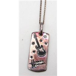 STERLING NECKLACE WITH HANNAH MONTANA